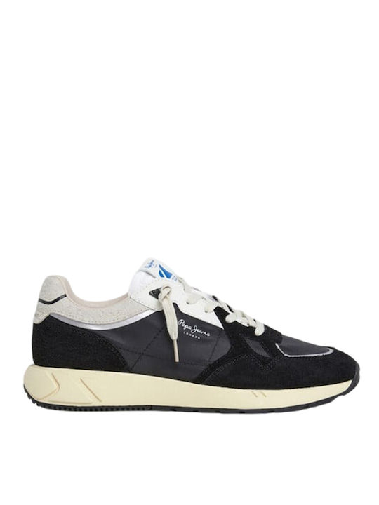 Pepe Jeans Marlon Divided Ανδρικά Sneakers Μαύρο