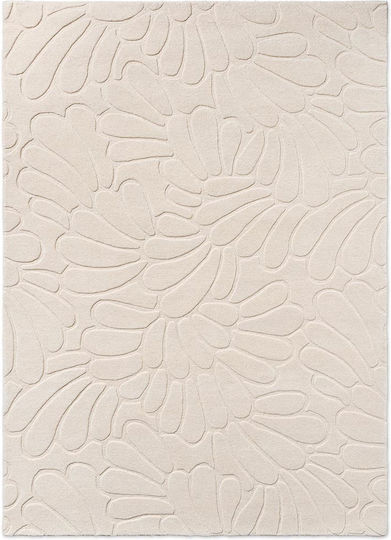 Laura Ashley Coleby Petals Lucrat manual Covor Rectangular Ecru