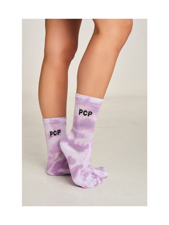 Pcp Women's Tie-dye Lilac Socks