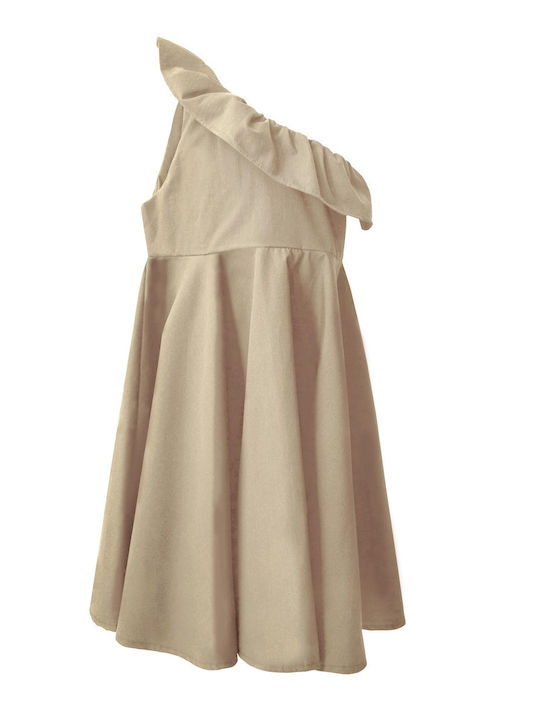 Rochie pentru Copii Fără mâneci Beige