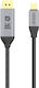 Vidvie Braided Video Cable USB-C male - DisplayPort Μαύρο 2m