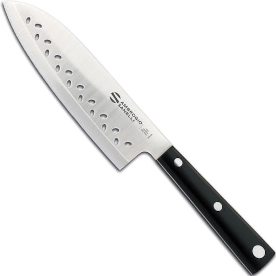 Sanelli Hasaki Santoku Messer aus Rostfreiem Stahl 16cm