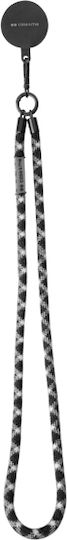 Sbs Neck Strap Wooly Lanyard Cord Smartphones Black