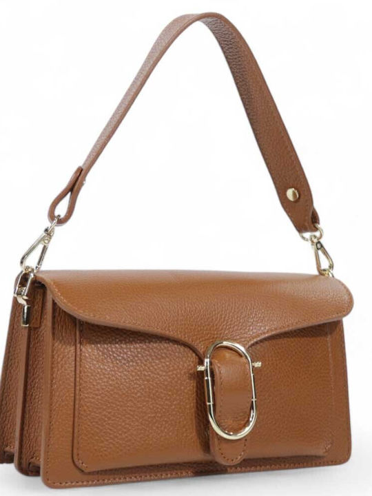 Passaggio Leather Leather Women's Flap Bag Taba...