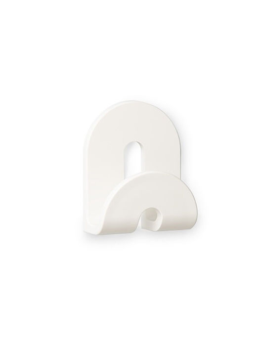 Inofix Single Wall-Mounted Bathroom Hook ​8x6.4cm White