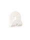 Inofix Single Wall-Mounted Bathroom Hook ​8x6.4cm White