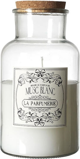 Scented Candle Apothecary Home Deco Factory Burn Time 110 Hours Scent Musc Blanc Dimensions 14x25.5cm Bo0141 Scented Candle Apothecary Home Deco Factory Burn Time 110 Hours Scent Musc Blanc Dimensions 14x25.5cm Bo0141
