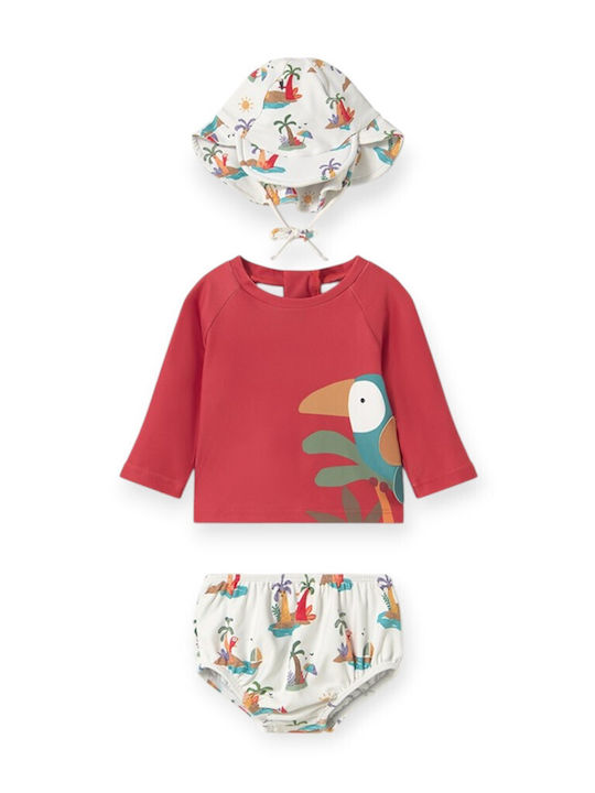Mayoral Kids Swimwear Swimwear Set with Hat Ora...