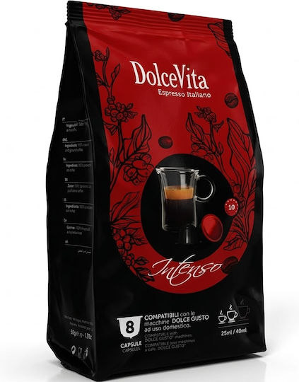 Dolce Vita Capsule Cappuccino Compatibile cu Mașina Dolce Gusto 80capace
