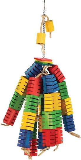 Happy Pet Bird Groovy Color Blocks 50cm Παιχνίδι Όλα Πτηνά