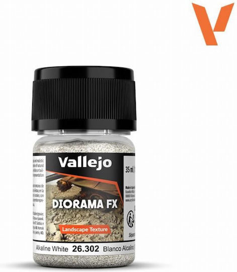 Vallejo Diorama Fx Текстура На Пейзаж Алкална Бяла 1-2мм 35мл