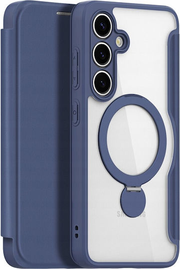 Dux Ducis Skin X Pro Brieftasche Synthetisches Leder Blau (Galaxy S25+)