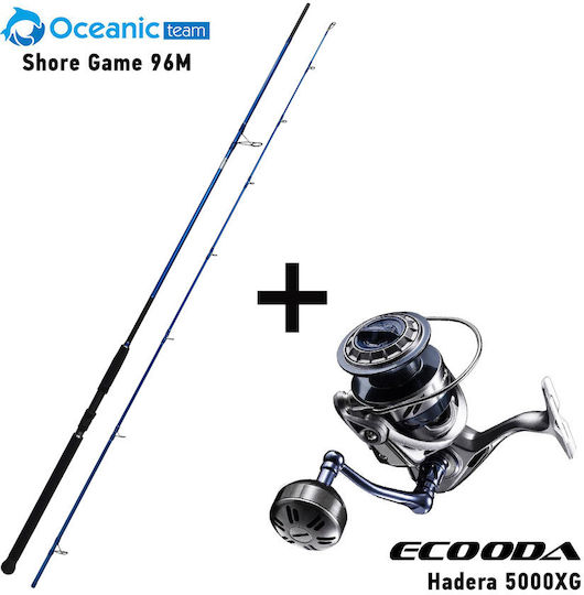 Oceanic Shore Game Καλάμι Ψαρέματος για Shore Jigging 2.9m με Μηχανισμό 30-100gr