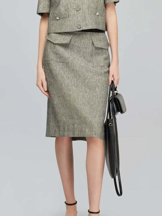 Semicouture Skirt Gray