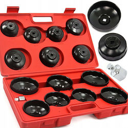 14 Pieces Oil Filter Wrench Set