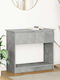 Consolă Gri L85.5xL38.5xH74.5buc