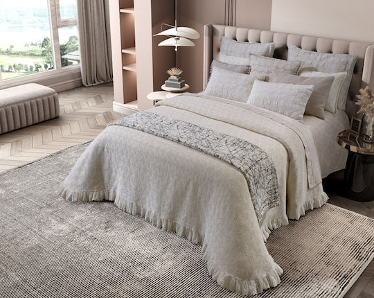 Liolios Home Pătură Diamant Dublă 230x260cm Stonewash Liolios5891