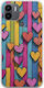 Valentine's Day Wooden Love Xiaomi Redmi A1 Plus Flexible TPU Transparent Silicone Case