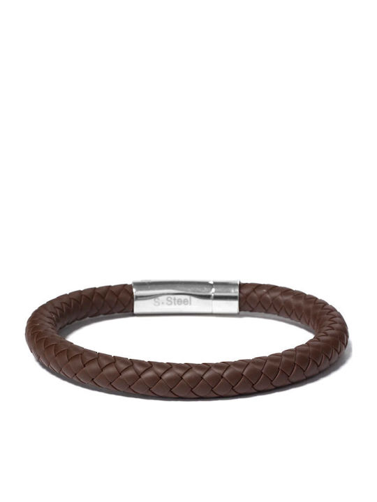 Borsari Men's Leather Bracelet