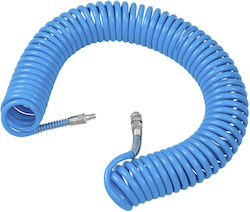 Spiral Air Hose 15m Diameter 8x12mm Quick Couplings Included