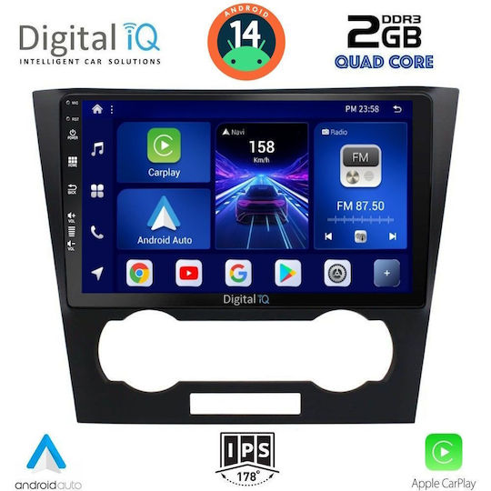 Digital IQ Auto-Audiosystem für Chevrolet Epica 2006-2011 (Bluetooth/USB/AUX/WiFi/GPS/Apple-Carplay/Android-Auto) mit Touchscreen 9"