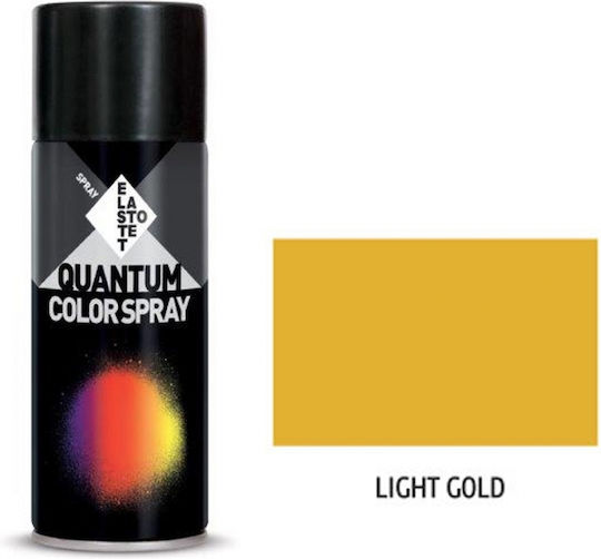 Quantum Σπρέι Βαφής με Μεταλλικό Εφέ Χρυσό Light Gold RAL 400ml