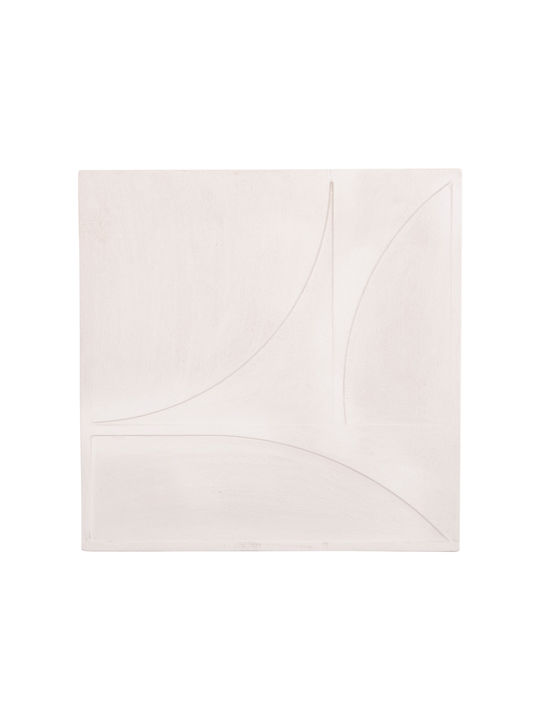 Square Painting Fb94507 MDF Off-White Color 80x4 Thickness X80