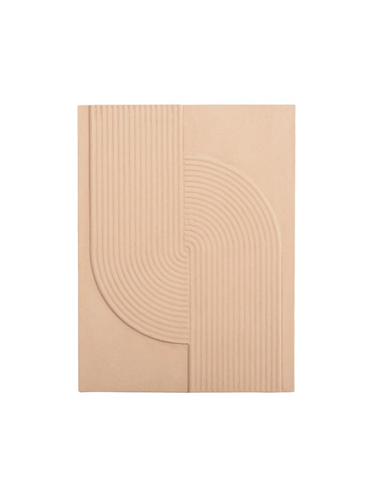 Tablou dreptunghiular Fb94521 MDF culoare bej 60x4 grosime X80cm