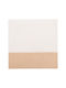 Πινακας Τετραγωνος Fb94519 Mdf Λευκο-καφε Χρωμα 80x4 Πάχος X80υεκ