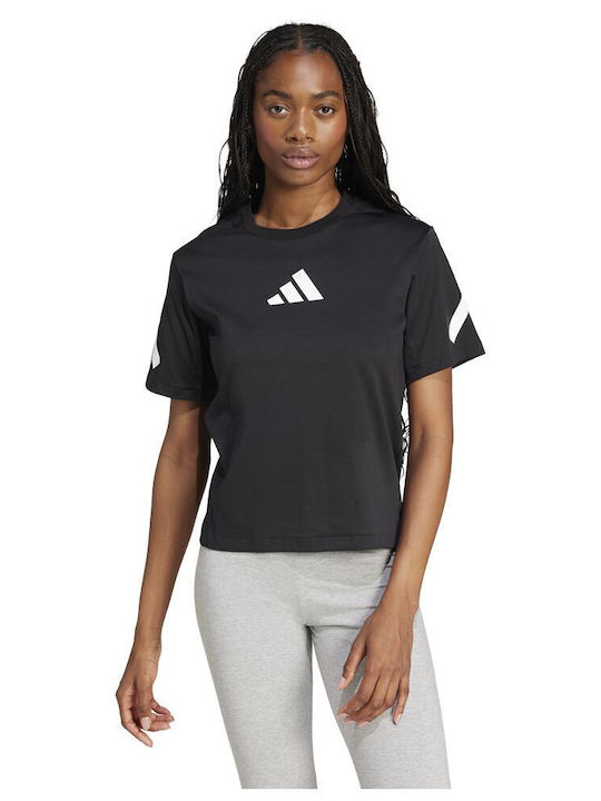 Damen Sportlich T-Shirt Schwarz