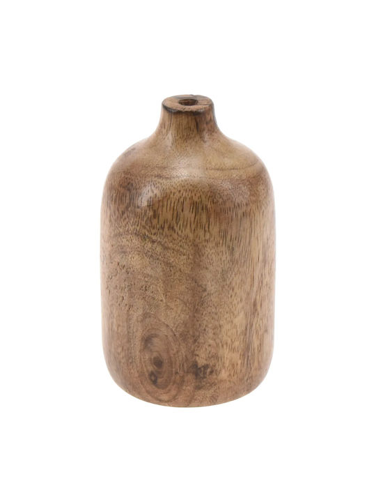 Koopman Vază Decorativă Lemn Bej 6x10cm 1buc