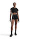 Dri-Fit Pro Training Women's Leggings-Shorts Black Cool Grey White