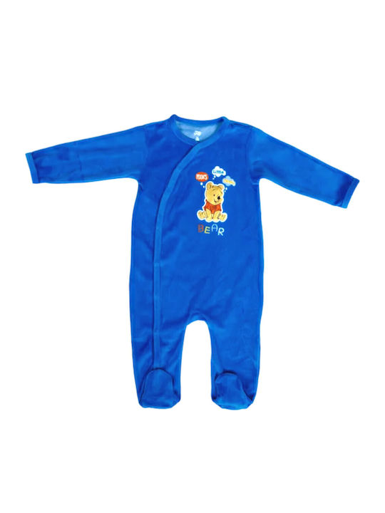 Disney Winnie the Pooh Φορμάκι Βελουτέ Dark Blue
