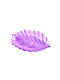 Acryl-Blattform-Fruchtablage Tablett Stil Platte Lila