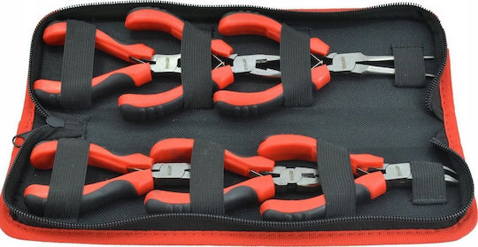 AWTools Σετ Πένσες Ίσιες Μήκους 125mm 6τμχ