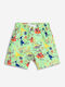 Funky Kids Swimwear Swim Shorts Phosphorescent Green