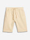 Kids' Shorts/Bermudas Fabric Beige