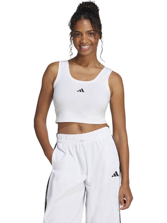 Essentials Γυναικεία Αθλητική Μπλούζα Αμάνικη White