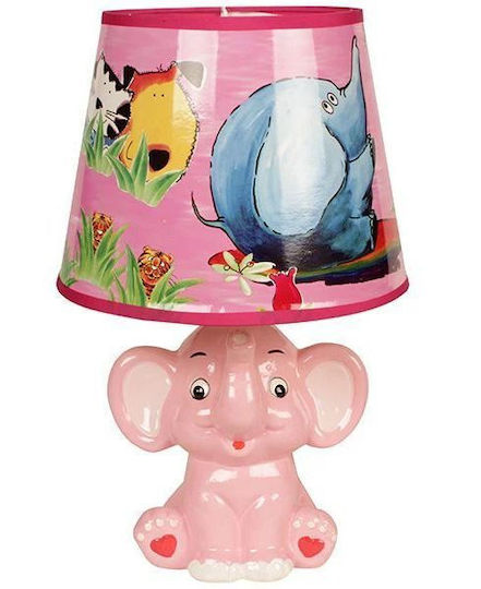 La Belle Maison Kids Table Lamp Pink 20x20x32cm D1754