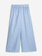 Kids' Fabric Palazzo Pants Light Blue