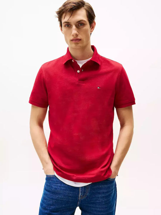 Tommy Hilfiger 1985 Polo T-shirt Red