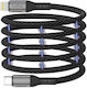 Maxlife Μαγνητικό USB-C to Lightning Cable 27W Μαύρο 1m