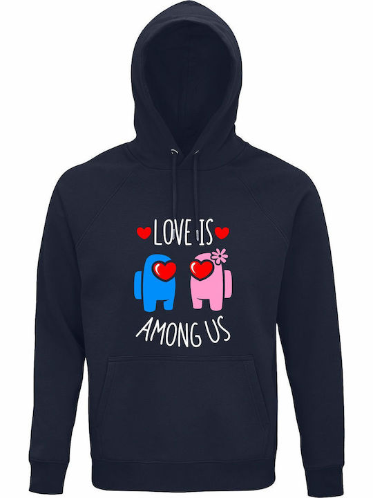 kirikoko Love Is Among Us Couple, Valentine Φούτερ με Κουκούλα Among Us kirikoko Love Is Among Us Couple, Valentine Φούτερ με Κουκούλα Among Us