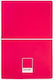 Pantone Notebook with Pen Holder Pink
