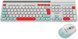 Canyon HSET-W5 Wireless Membrane - Set with Mouse (Cyrillic) Canyon HSET-W5 Wireless Membrane - Set with Mouse (Cyrillic)
