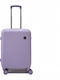 Talos Cabin Hard Travel Suitcase Lila with 4 Wheels Height 55cm