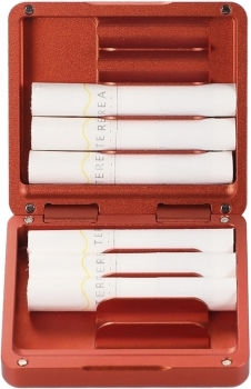 Aluminum Alloy Cigarette Case Iqos Series Capacity 10 Pieces Orange