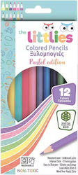 Ξυλομπογιές Wood Free Littlies 12 Παστέλ Χρώματα 0647067