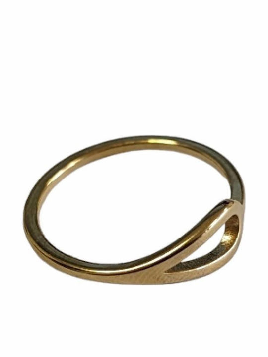 Tatu Moyo Damen Ring aus Stahl Vergoldet