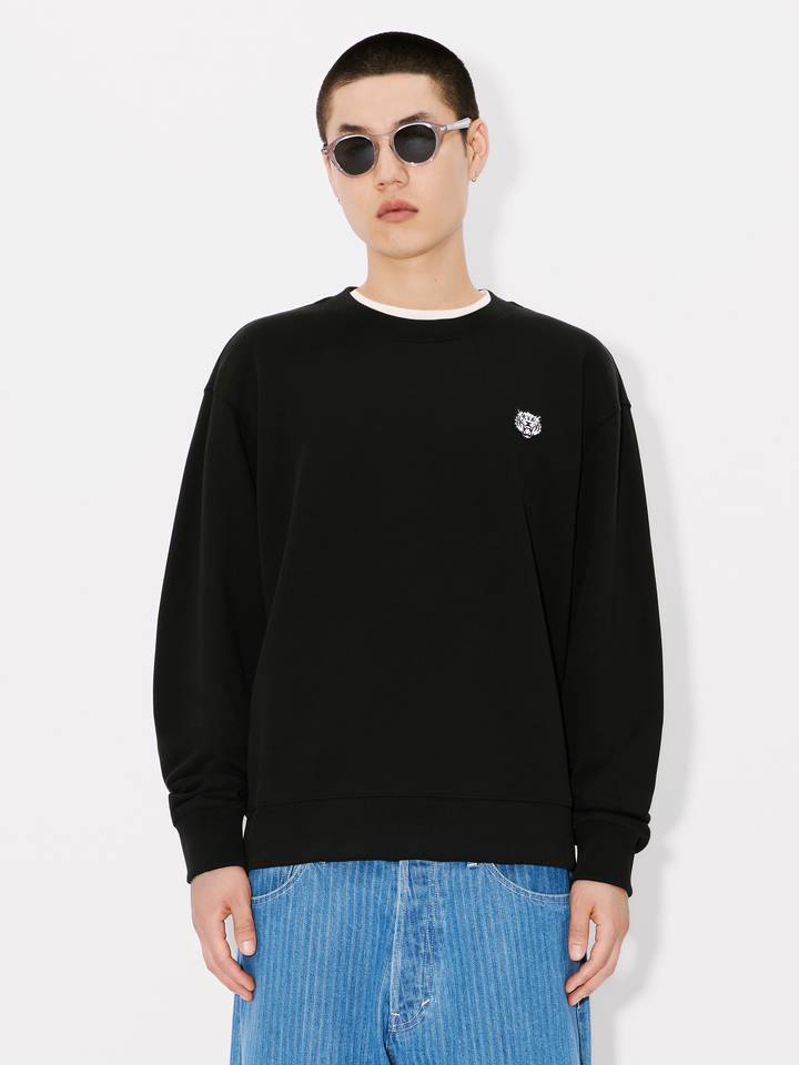 Kenzo Hanorace Barbati Happy Tiger Negru FF55SW2624MF | Skroutz